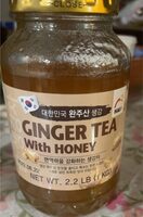 Ginger tea with honey