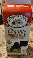 Organic whole milk