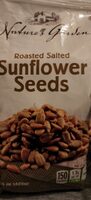 Roasted salted sunflower seeds