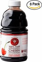 Tart cherry concentrate natural juice to promote healthy sleep