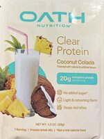 Clear Protein Coconut Colada