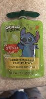 Apple pineapple passion fruit fruit blend on the go