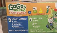 Variety Pack (Bowlin' Blueberry, Perfect Pear) Fruit & Veggies On The Go