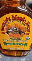 Organic pure maple syrup