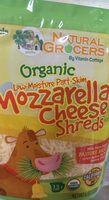 Organic Low-Moisture Part-Skim Mozzarella Cheese Shreds