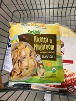Organic Ricotta & Mushroom With Natural Truffle Flavor Ravioli