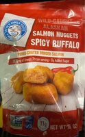 Wild - caught Alaskan Salmon nuggets - spicy buffalo