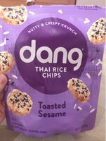 Thai Rice Chips Toasted Sesame