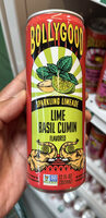 Sparkling Limeade Lime Basil Cumin Flavored