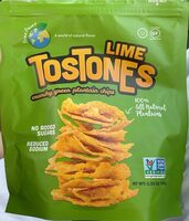 Lime Tostones Crunchy Green Plantain Chips