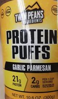 Garlic Parmesan Protein Puffs, Garlic Parmesan