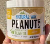 Honey Peanut Butter made with olive oil