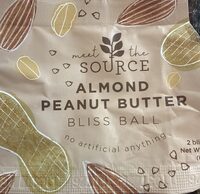 Almond Peanut Butter Bliss Ball