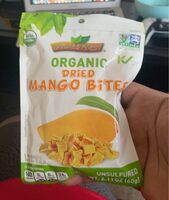 Organic Dried Mango Bites