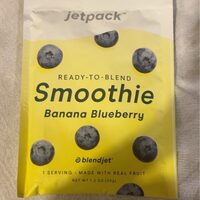 Ready to blend smoothie banana blueberry