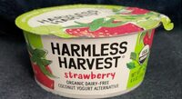 Strawberry organic coconut yogurt