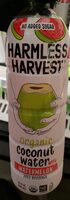 Organic coconut water with watermelon juice beverage