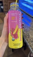 Dragon Fruit Mango Organic Lemon Water