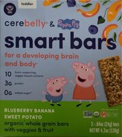 Smart bars sweet potato blueberry banana