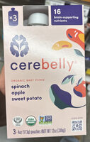 Organic Baby Puree Spinach Apple Sweet Potato
