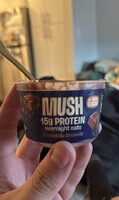 Overnight oats chocolate brownie