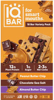 Iq Bar 18 Protein Bar Variety Pack