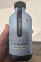 Instant Cold Brew Coffee Concentrate