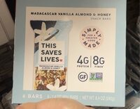 Madagascar Vanilla Almond & Honey Snack Bars