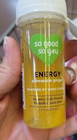 ENERGY pineapple ginger Cold-Pressed Juice Shot
