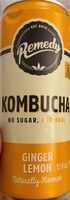 Ginger lemon kombucha