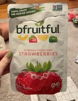 All natural freeze dried strawberries
