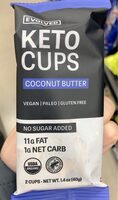 Coconut Butter Keto Cups