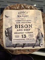 Bison Breakfast Sausage