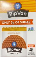 Honey & Oats Wafels Only 3g of Sugar