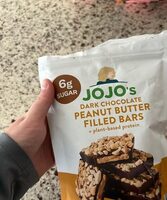 Dark Chocolate Peanut Butter Filled Bars