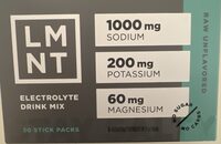 Raw Unflavored Electrolyte Drink Mix