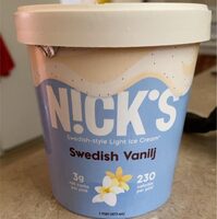 Nick's No Added Sugar Vanilla Bean Light Ice Cream