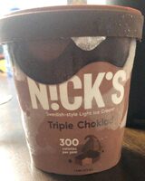 Triple chocolate brownie