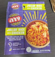 Jollof rice with chicken