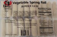 Vegetable spring rolls