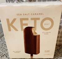 Sea Salt Caramel Keto Ice Cream Bars