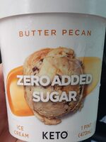 Zero Added Sugar Butter Pecan Ice Cream