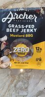 GRASS-FED BEEF JERKY Mustard BBQ