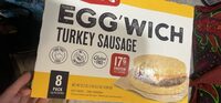 Egg'Wich Turkey Sausage