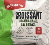 Croissant Chicken Sausage, Egg & Cheese