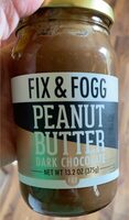 Fix & Fogg - Dark Chocolate Peanut Butter, 13.2oz (375g) Jar