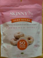 Powdered Donut Milk Chocolate Squares