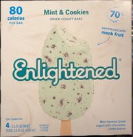 Mint & Cookies Greek Yogurt Bars