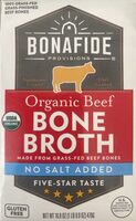 Organic Beef Bone Broth No Salt Added