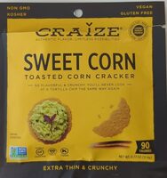 Sweet Corn Toasted Corn Crackers